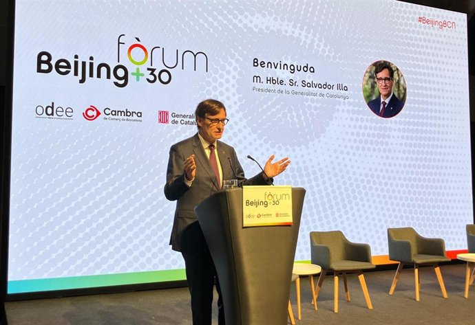 El presidente de la Generalitat, Salvador Illa.