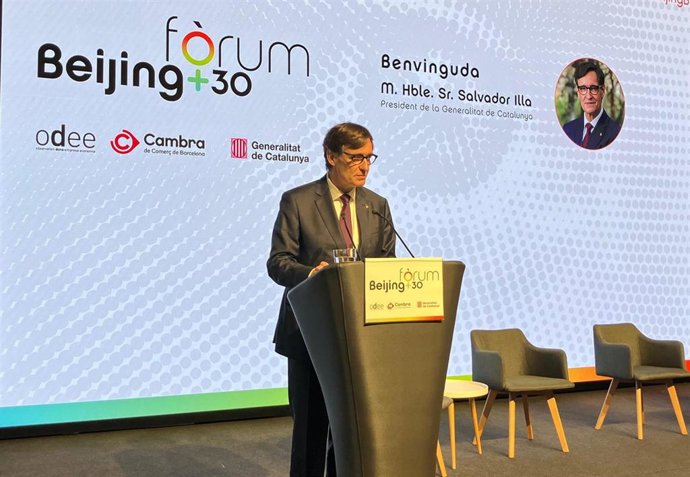 El presidente de la Generalitat, Salvador Illa.