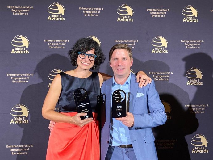 El proyecto DigitalTA de UNEATLÁNTICO, tercer premio Proyecto del Año de la Unión Europea de los Triple E Awards