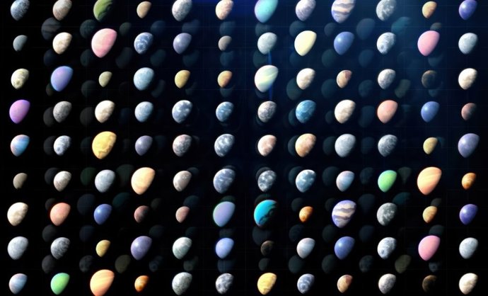 Los exoplanetas conocidos varían desde pequeños mundos rocosos y gigantes gaseosos hasta planetas ricos en agua y aquellos tan calientes como las estrellas.