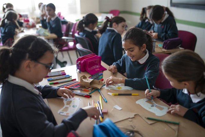Archivo - Una de las actividades de Endesa Educa.