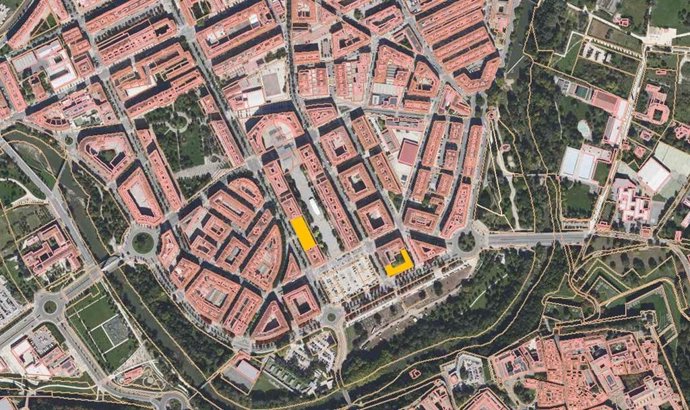 El Ayuntamiento de Pamplona rescata dos parcelas de una subasta fallida de 2007 para impulsar más de 170 viviendas protegidas en el entorno del paseo Anelier en Rochapea.