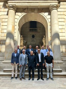 Reunión de la Cámara de Comercio con empresarios del Maresme (Barcelona).