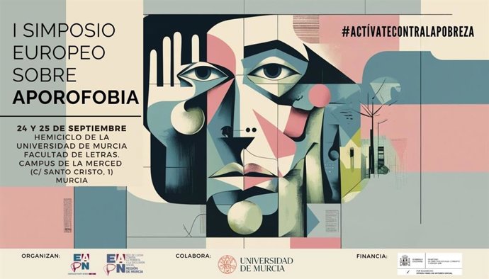 Cartel del I Simposio Europeo sobre Aporofobia.