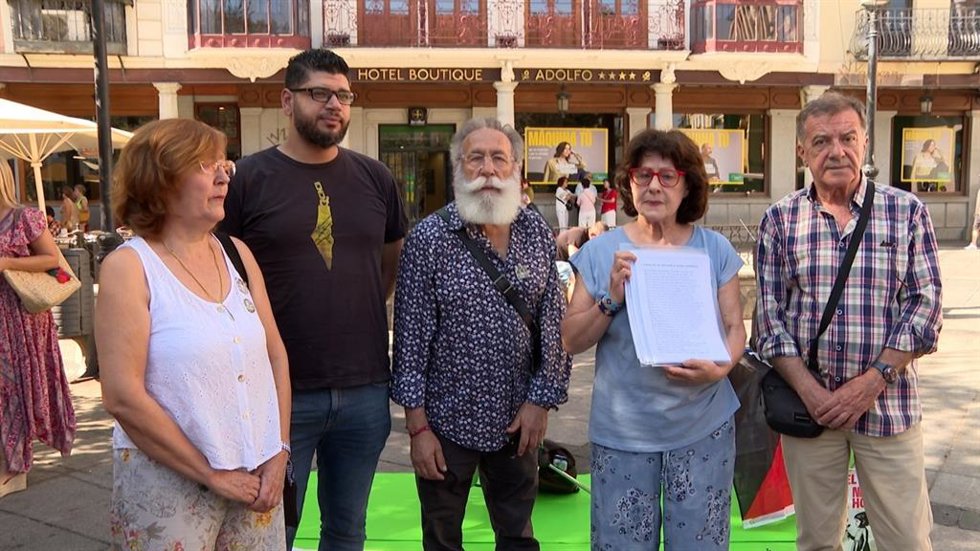 Miembros de la plataforma 'Toledo por Palestina'