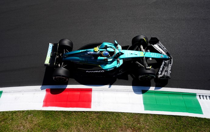 06 September 2025, Italy, Monza: Aston Martin driver Fernando Alonso during FP3 at Monza, ahead of the Italian Grand Prix on Sunday. Photo: David Davies/PA Wire/dpa