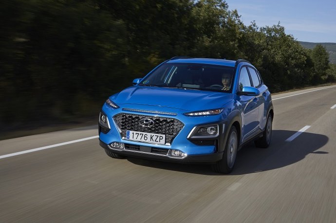 Archivo - Hyundai Kona híbrido enchufable
