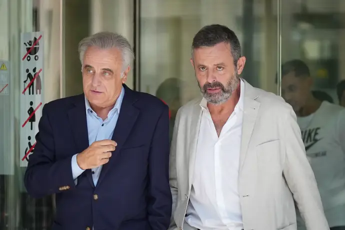 Sandro Rosell y su abogado