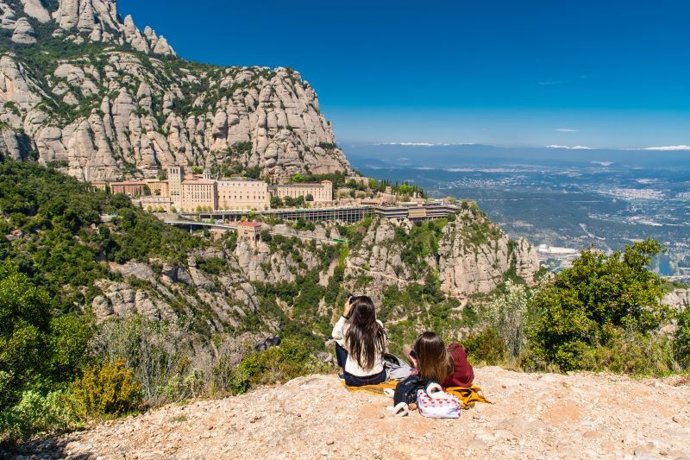 Turista en Montserrat