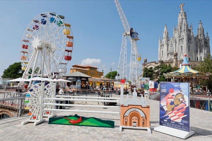 Obstáculo especial basado en el Tibidado de Barcelona para el CSIO Barcelona 2025