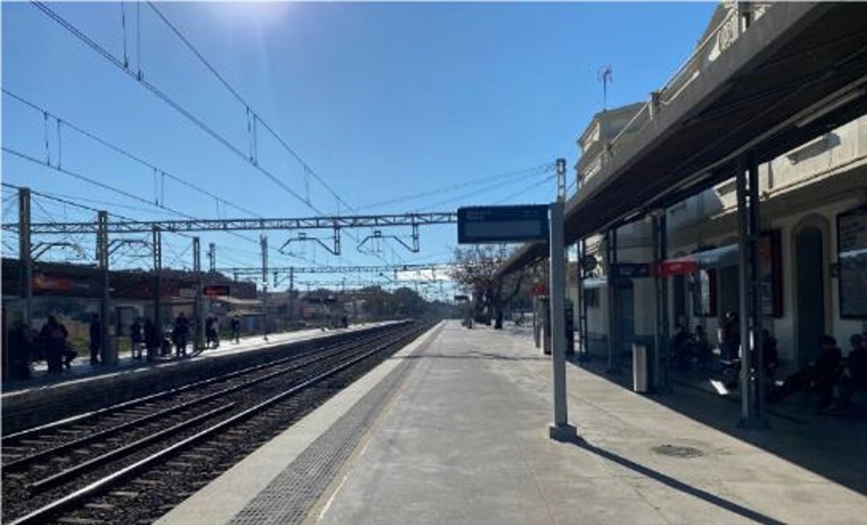 Archivo - Estación de Castelldefels (Barcelona)