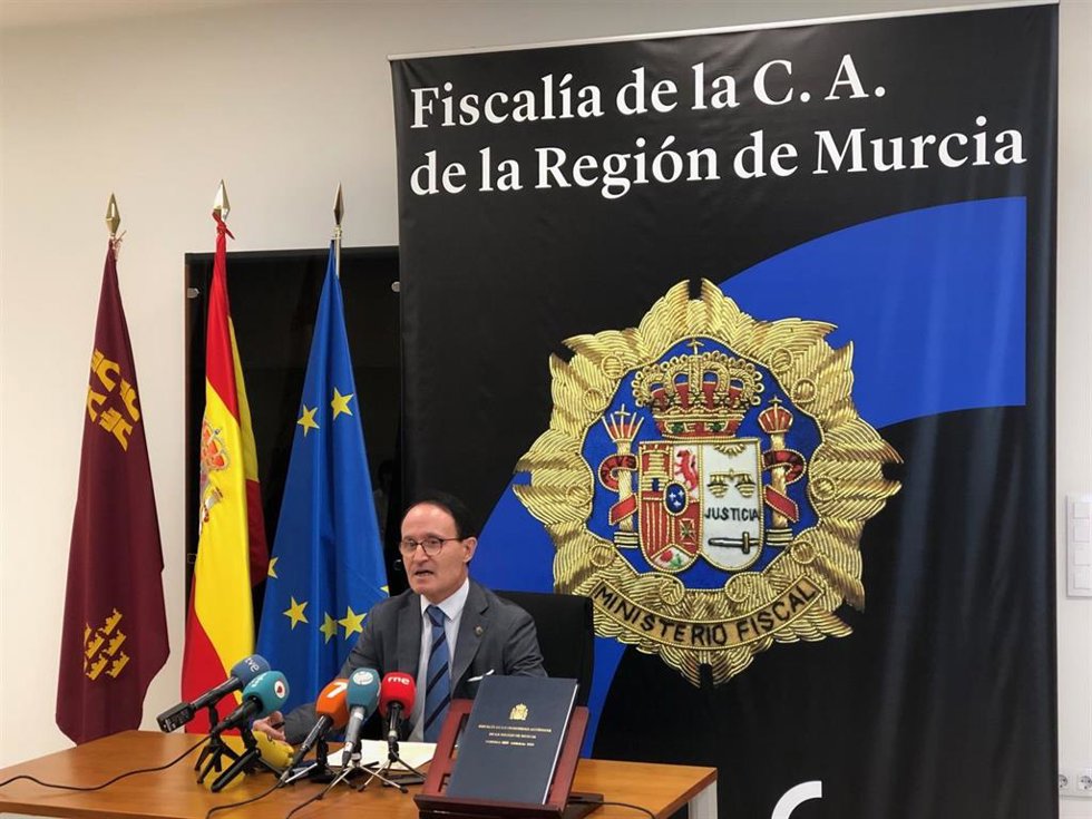 Archivo - El fiscal superior de la Región de Murcia, José Luis Díaz Manzanera, presenta la Memoria de la Fiscalía correspondiente a 2024