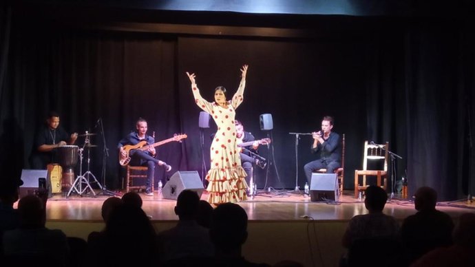 Actuación de flamenco en una imagen de archivo de una edición anterior del Circuito Provincial.