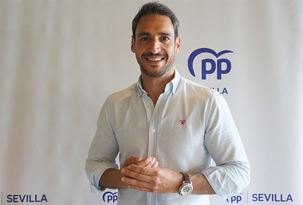El secretario general del PP de Sevilla, Agustín Aguilera, en foto de archivo.