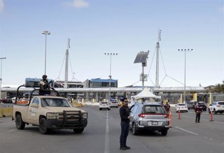 Archivo - Frontera entre México y Estados Unidos
