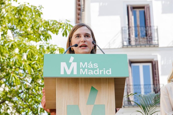 Archivo - La diputada de Más Madrid a la Asamblea de Madrid Jimena González,.