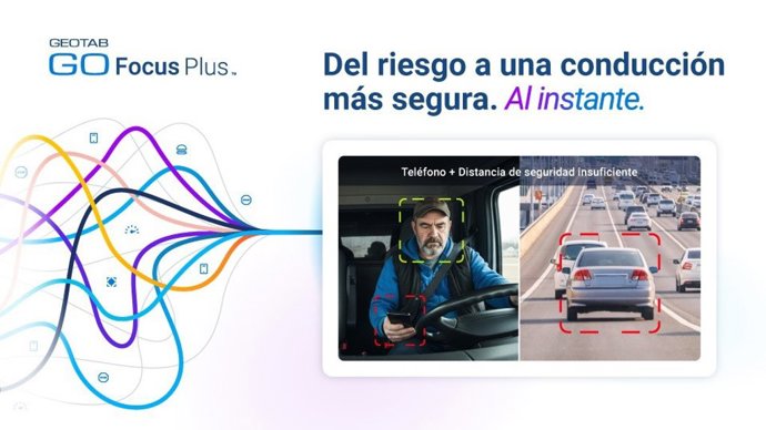 Geotab lanza una cámara de salpicadero con IA que reduce en un 95% las conductas de riesgo al volante