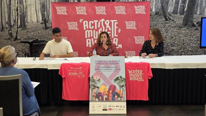 Presentación de la nueva edición de la Carrera solidaria contra el cáncer de Mama