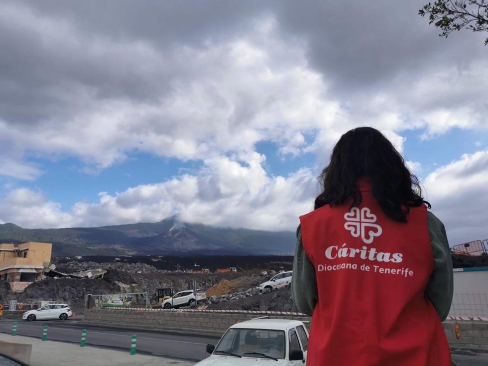 Cáritas registra 4.000 atenciones a personas y familias afectadas por el volcán de La Palma cuatro años después