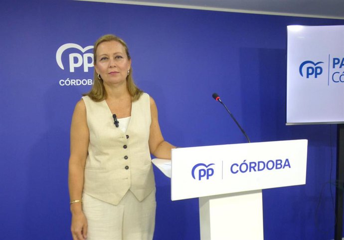 La diputada nacional del PP por Córdoba y portavoz de Trabajo en el Congreso de los Diputados, Isabel Prieto.