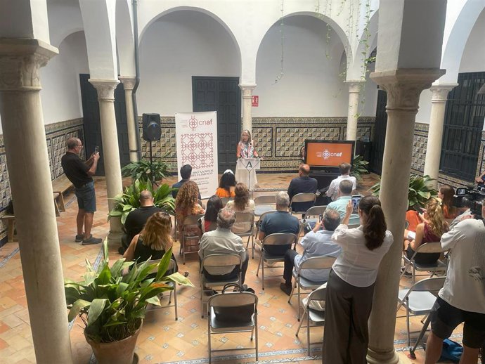 Presentación del Concurso Nacional de Arte Flamenco (CNAF) en Sevilla.