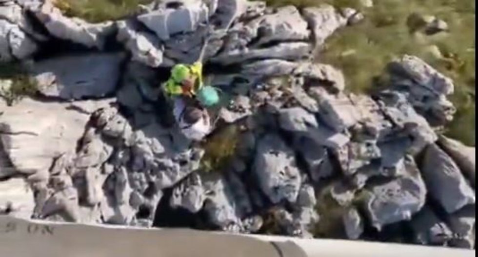 Rescatado un senderista de 70 años que estaba desorientado en una ruta de Arredondo