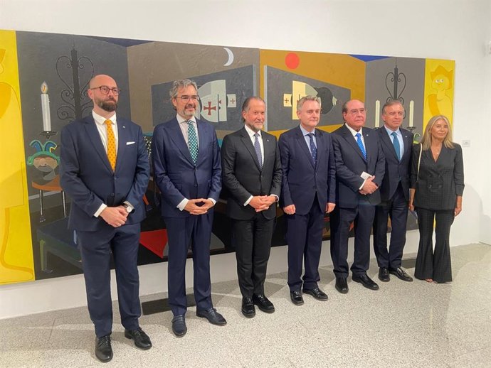 Inauguración de un nuevo espacio expositivo de Abanca y Casa América denominado 'Galería Casa América - Abanca', en la sede del Palacio de Linares (Madrid), con el objetivo de colaborar en la difusión del arte y la cultura iberoamericana.