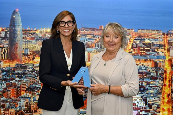 Ángela Jordana 'Premio A Profesional Autónoma' de CaixaBank en Barcelona
