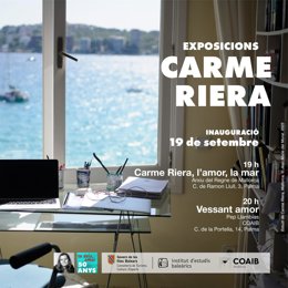 El Govern y el Coaib inauguran dos muestras por los 50 años de 'Te deix, amor, la mar com a penyora'.