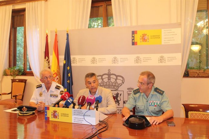 Rueda de prensa de balance del dispositivo de seguridad de la Feria del Albacete.