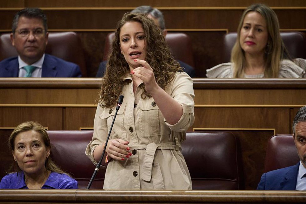 Archivo -  Esther Muñoz, portavoz del Grupo Popular en el Congreso.