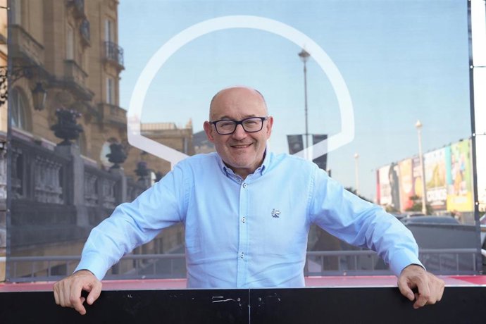 El director del Festival de Cine de San Sebastián, José Luis Rebordinos, posa para Europa Press, a 18 de septiembre de 2025, en San Sebastián, Guipúzcoa, País Vasco (España). 