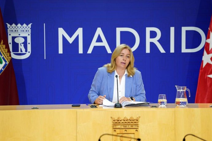 La vicealcaldesa y portavoz municipal, Inma Sanz, en rueda de prensa