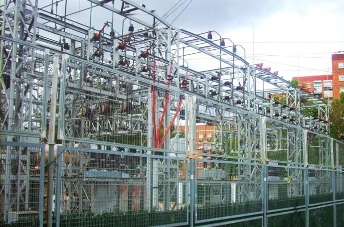 Archivo - Subestación eléctrica