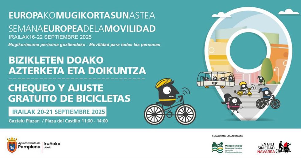 Cartel de las actividades programadas.