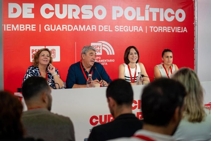 La secretaria general del PSPV, Diana Morant, este viernes en Guardamar del Segura