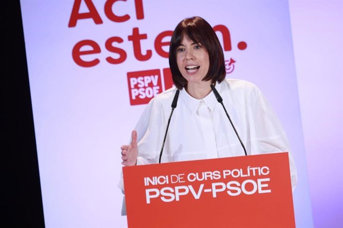 Archivo - La secretaria general del PSPV-PSOE y ministra de Ciencia, Innovación y Universidades, Diana Morant, en una imagen de archivo