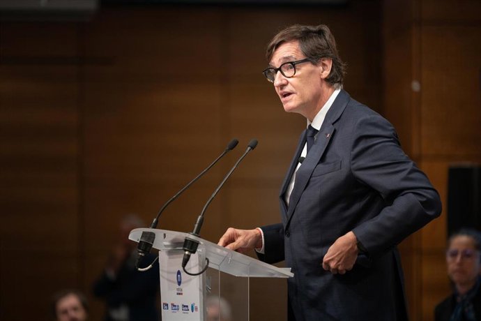 El presidente de la Generalitat, Salvador Illa, en Vitoria-Gasteiz