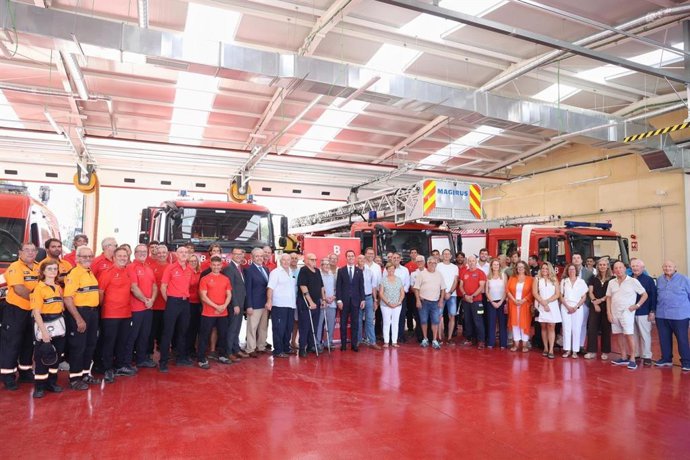 Inauguración del parque de Bomberos de Manacor, Mallorca