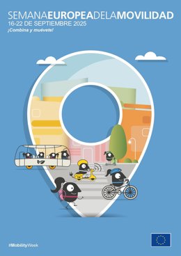 Cartel de la Semana de la Movilidad de Albacete.