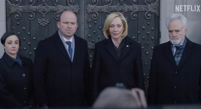 Grace Penn, candidata a la presidencia en el impactante tráiler de la temporada 3 de La diplomática