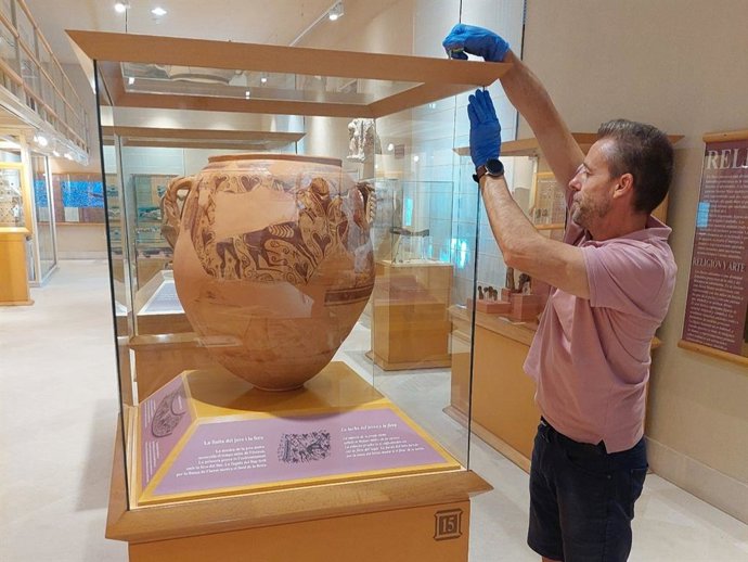 El 'Vas dels guerrers' torna a Alcoi després de la seua exposició en el MARQ