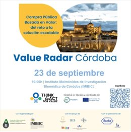 Cartel del Value Radar Córdoba.