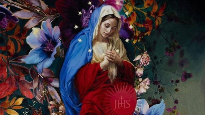 Cartel de la Procesión Magna Mariana de Huelva.