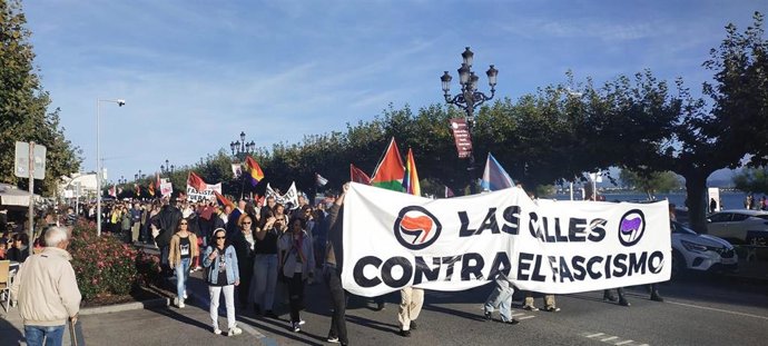 Archivo - Manifestación del año pasado contra la celebración del 'Galerna Fest'