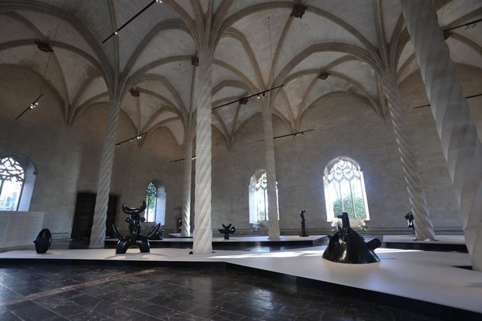 Archivo - Exposición 'Paysage Miró. La força inicial' inaugurada este jueves en La Llotja de Palma.