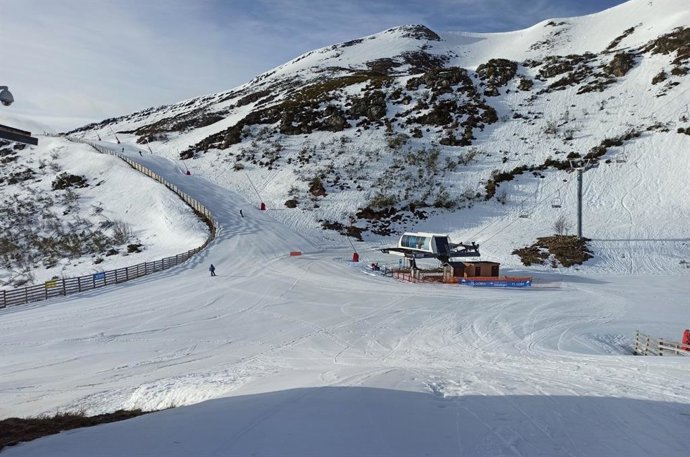 Estación de esquí y de montaña Valle de Laciana-Leitariegos, en León.