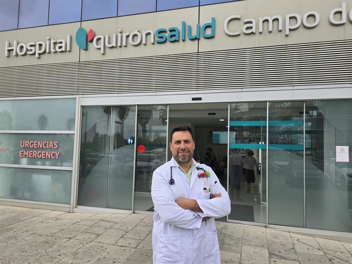 El coordinador jefe de Pediatría y sus Áreas Específicas del Hospital Quirónsalud Campo de Gibraltar (Cádiz), José Luis Díaz, en una imagen de archivo.
