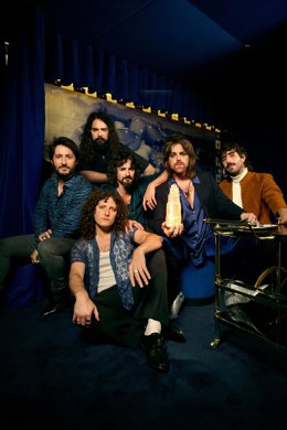 Archivo - Grupo musical Derby Motoreta's Burrito Kachimba. Imagen de archivo.