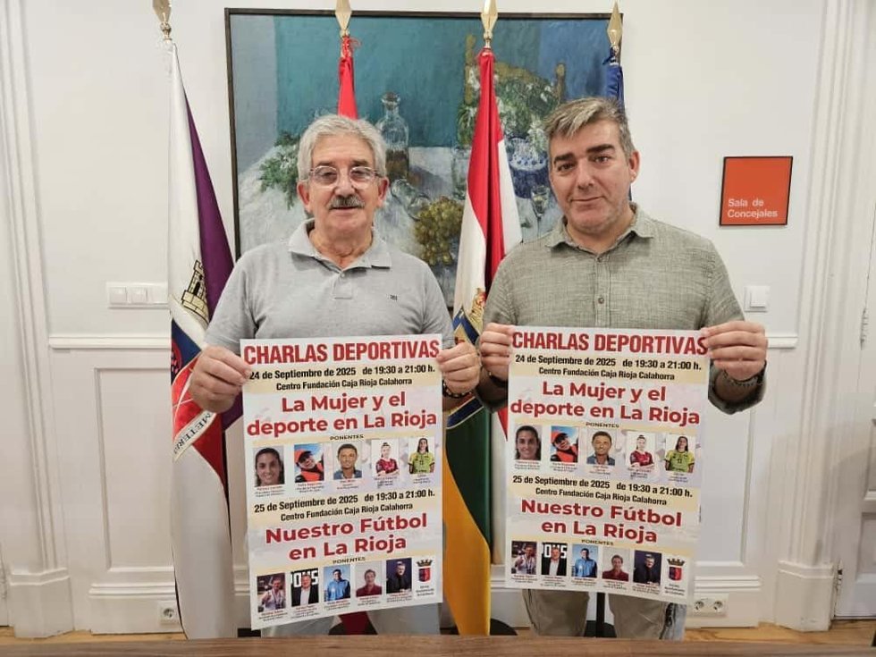 El Ayuntamiento de Calahorra organiza un ciclo de charlas deportivas los días 24 y 25 de septiembre